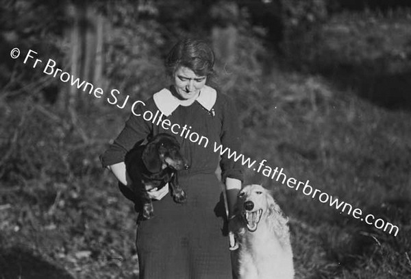 ESTHER MURPHY WITH DOGS